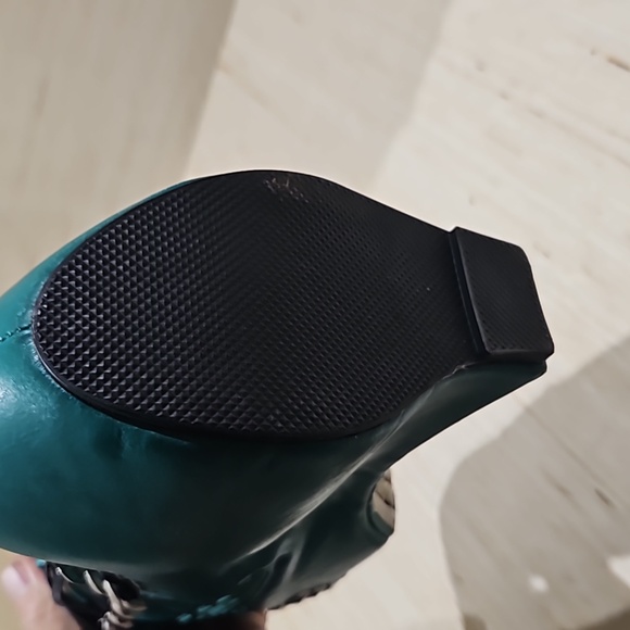 Heel less wedges mint and funky shoes - Picture 7 of 8